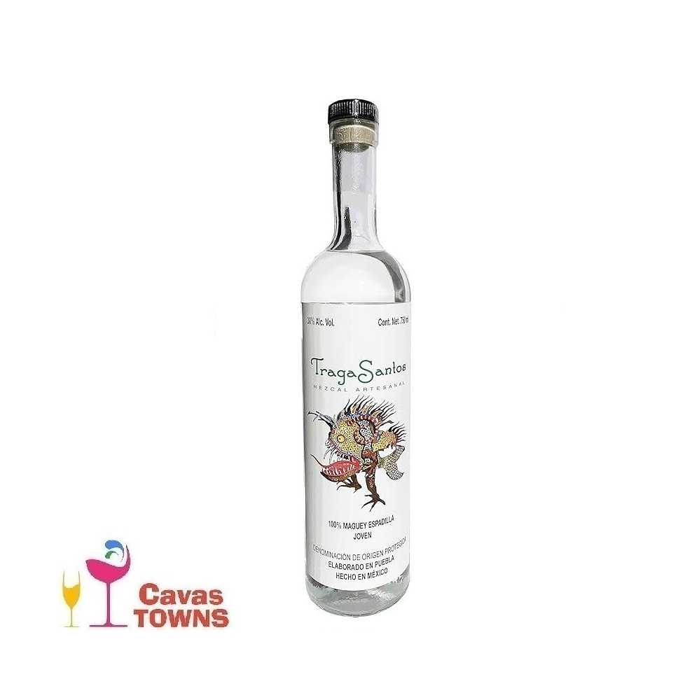 Mezcal Tragasantos Blanco Puebla 750 ml - Cavas Towns Mezcal Tragasantos Blanco Puebla 750 ml - Cavas Towns